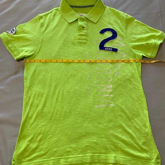 Aeropostale 2 Graphic Shirts Men Size XL Green Blue (NWT) Short Sleeves - Picture 5 of 16